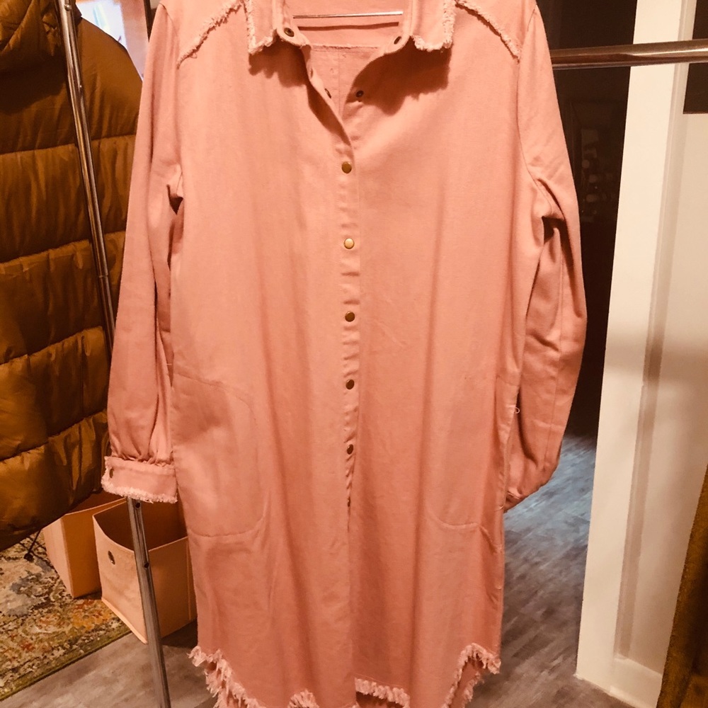 Long Denim Jacket - Picture 2 of 8